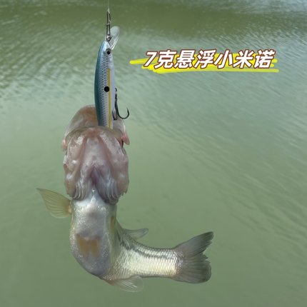 Strike King KVD j100悬浮米诺7g抽停路亚饵响珠远投鲈鱼假饵翘嘴