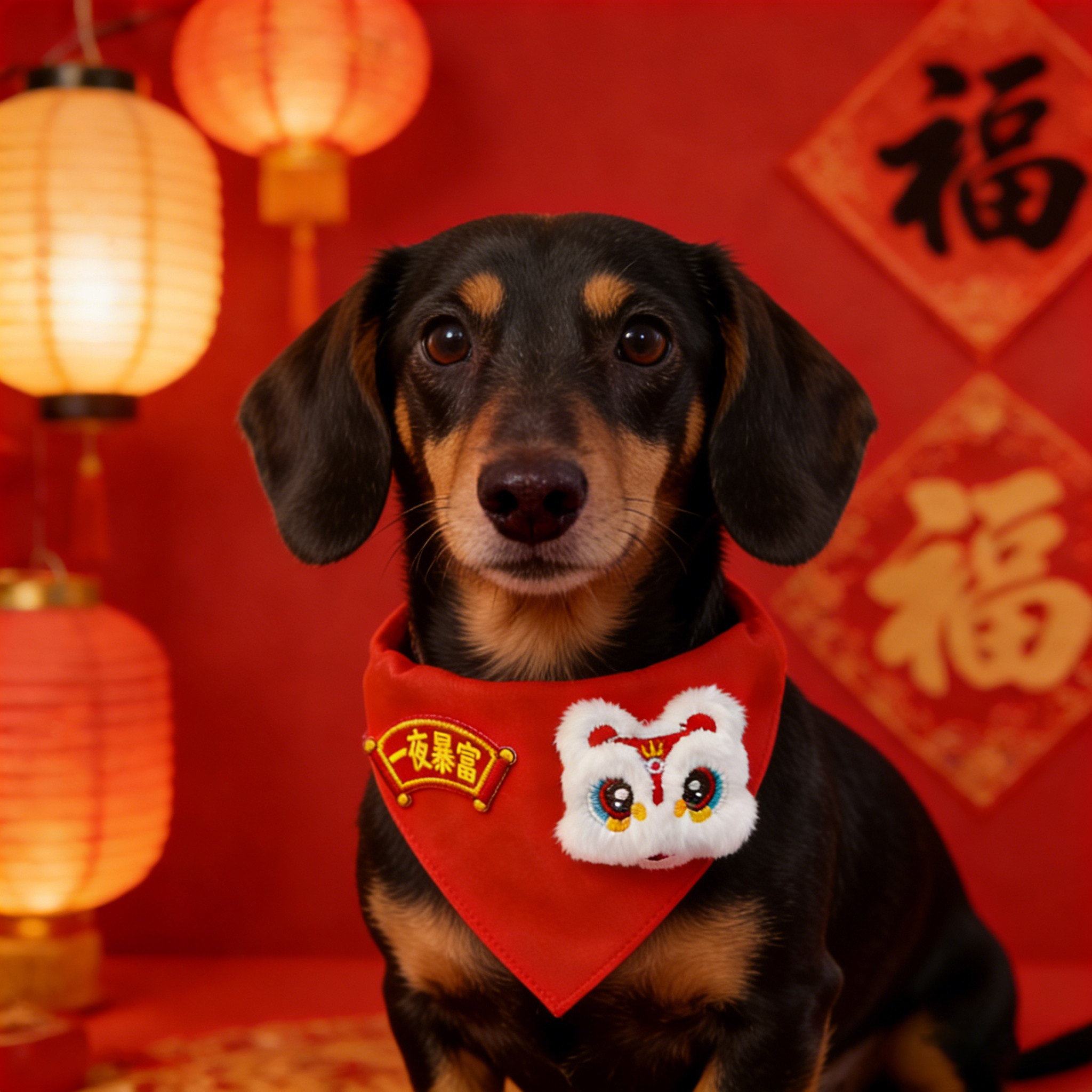 腊肠犬专用狗狗新年围脖口水巾装饰宠物装扮马年喜庆可爱围巾红色,宠物/宠物食品及用品,围巾/口水巾,淘宝优惠券,粉丝福利购,淘宝优惠卷