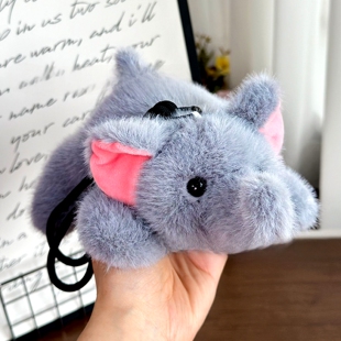 新款八寸娃娃机公仔可爱毛绒围巾兔宝宝玩具女孩网红爆款玩偶包邮