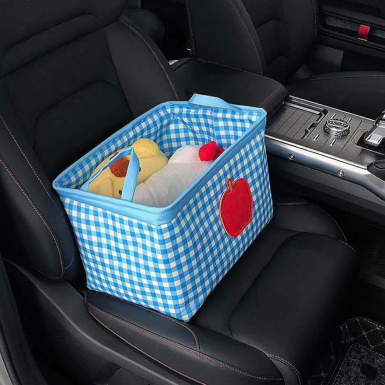 多巴胺汽车收纳筐后备箱储物箱大容量实用型车载实用好物置物篮