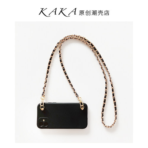 液态硅胶简约斜背链条携带方便女