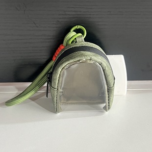 原创新款杜邦纸透明娃包小食量痛包10cm棉花娃娃收纳外出防尘5cm