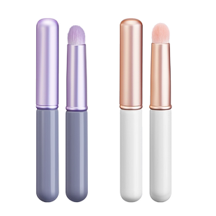 唇刷口红刷带盖便携伸缩专业圆头晕染刷遮瑕刷专业化妆师用化妆刷