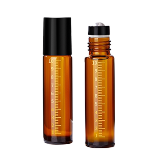 柳郡滚珠分装瓶避光上药器10ml走珠精油瓶空瓶香水分装瓶滴管便携