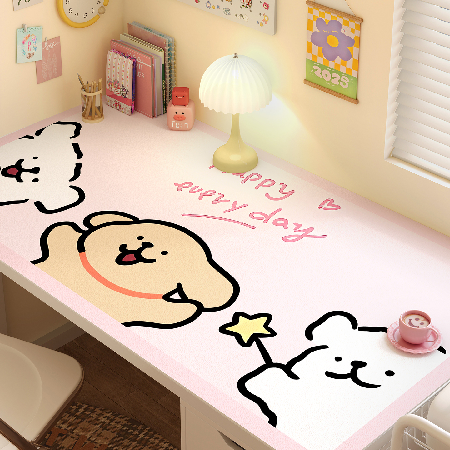 儿童学习专用桌垫无甲醛可擦免洗