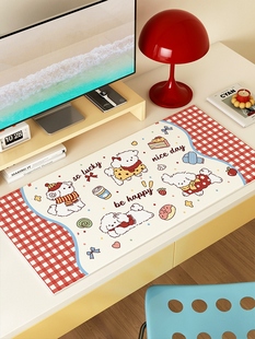 多巴胺鼠标垫大卡通可爱的风格工作站办公桌垫键盘笔记本电脑桌面