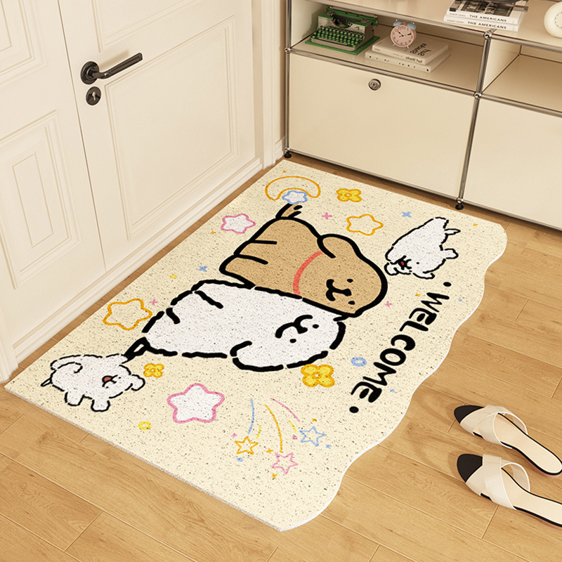 可爱卡通入户门地垫家用门口脚垫