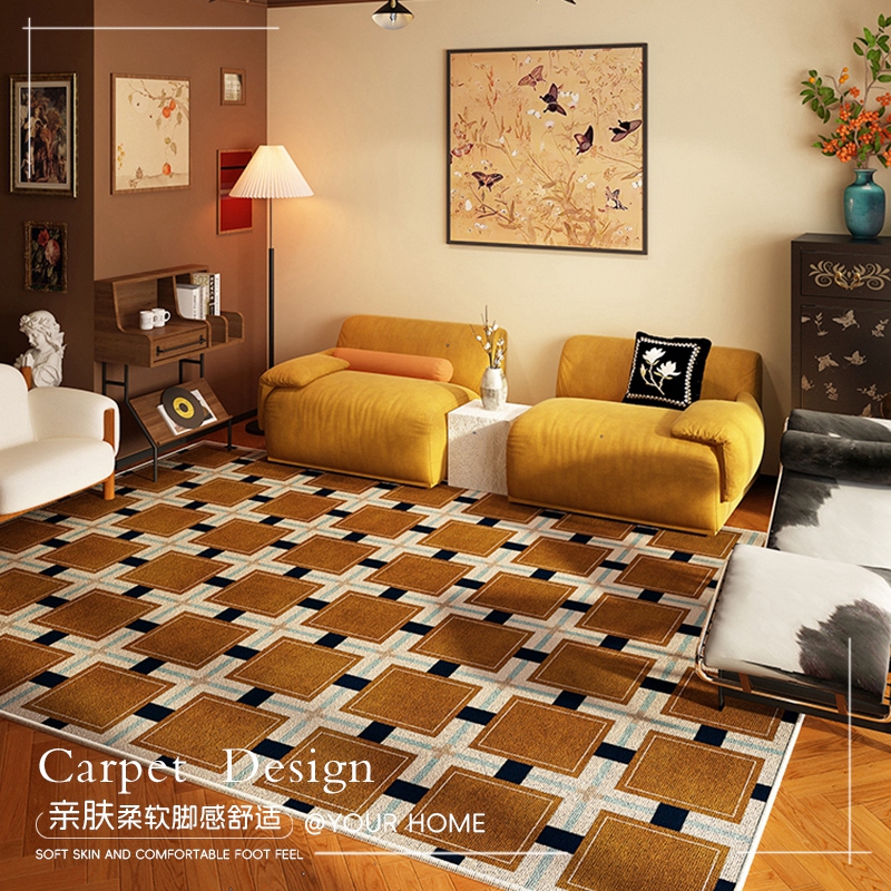 包豪斯艺术美式客厅地毯2025新款