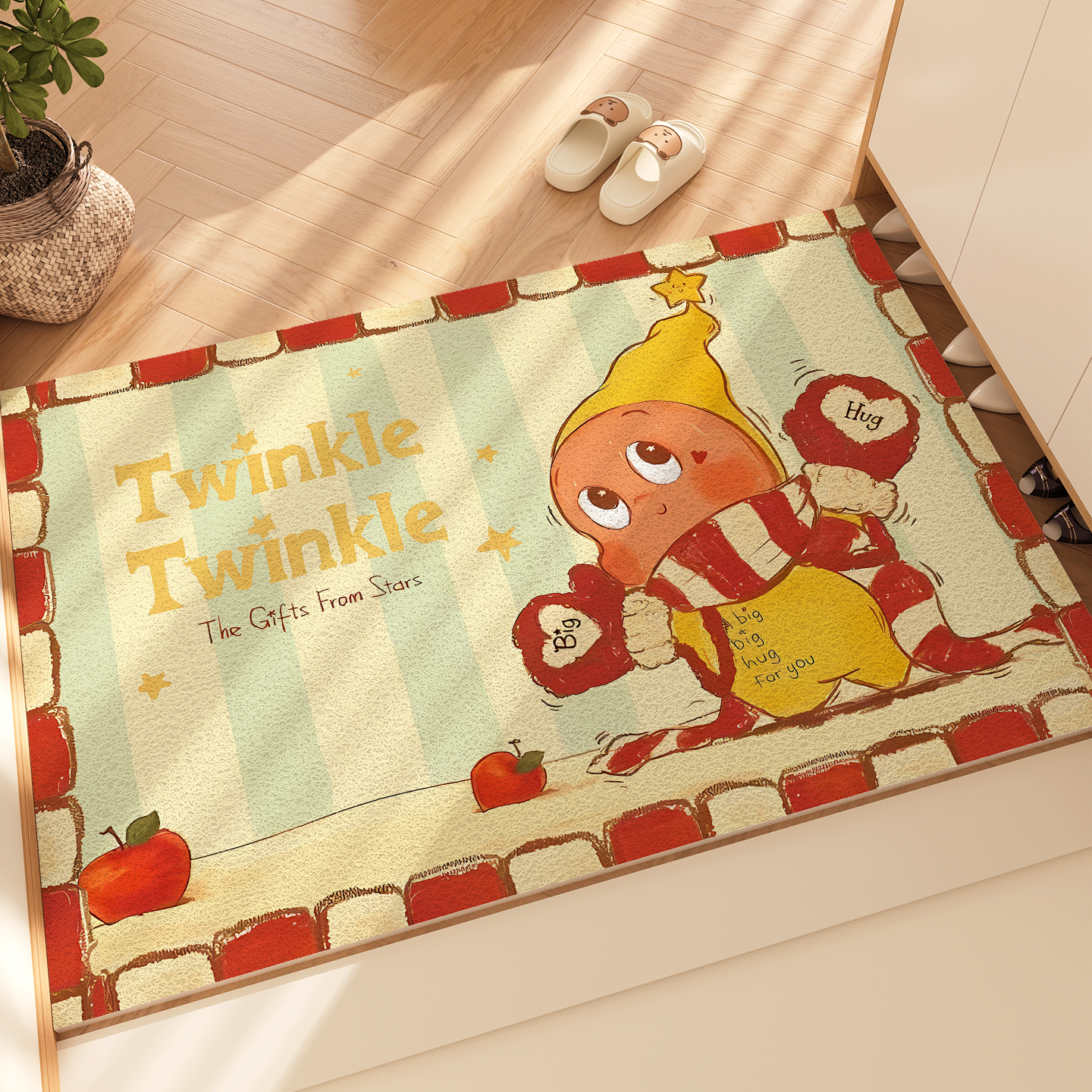 卡通入户门地垫丝圈脚垫进门地毯