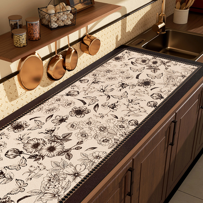 厨房水池沥水垫吸水防滑餐盘控水