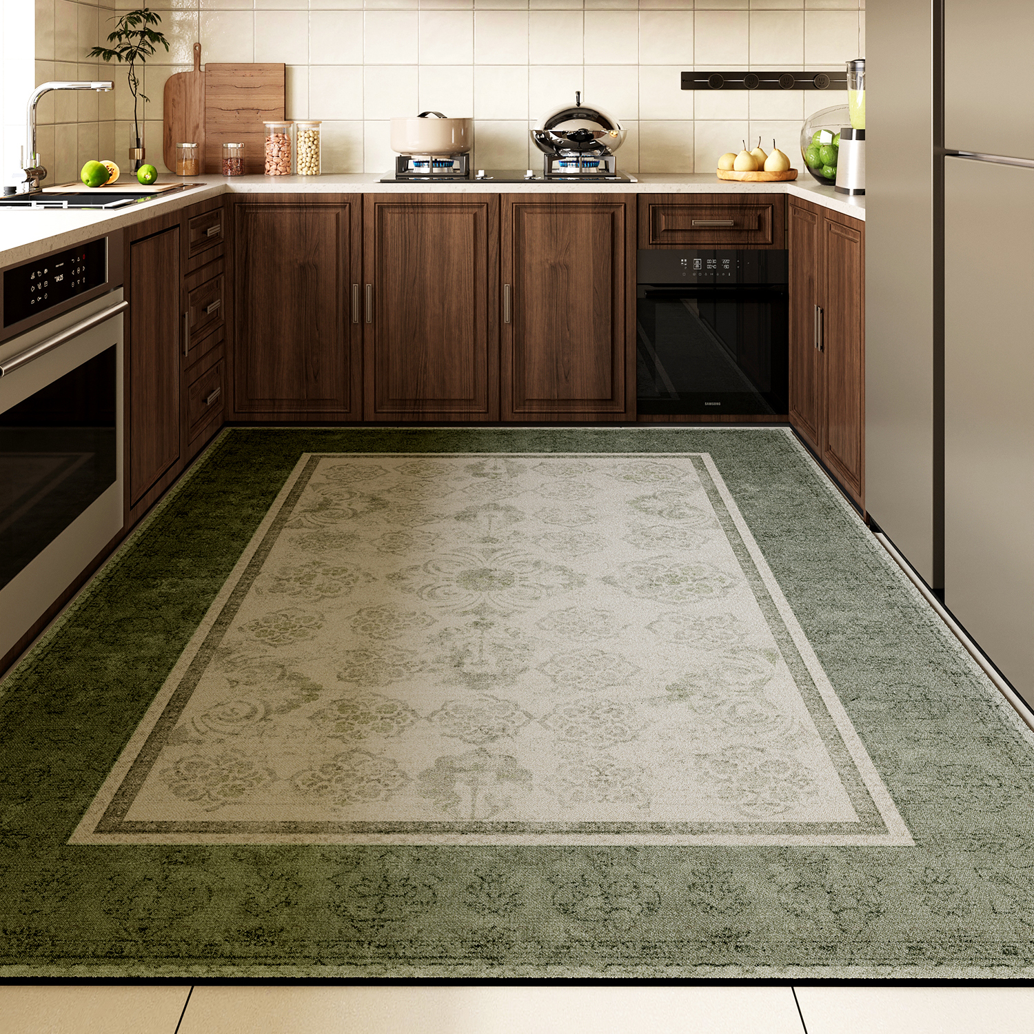 【超耐脏】满铺硅藻泥厨房地垫