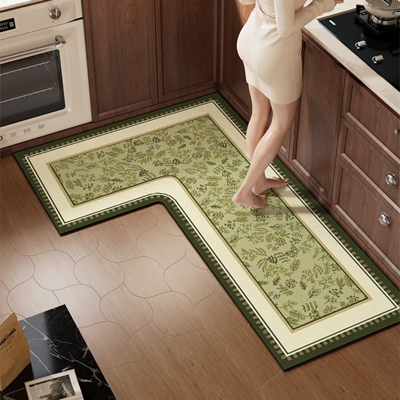 L形美式厨房地垫防滑吸水吸油