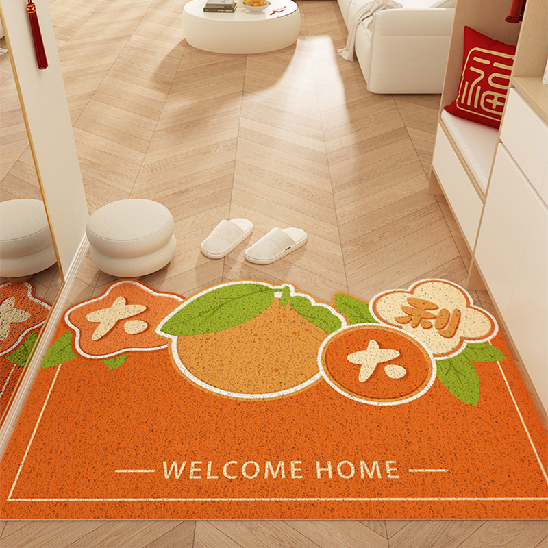 耐脏柔软高回弹丝圈入户门地垫