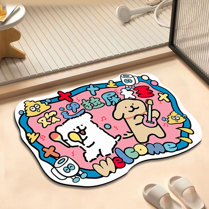 浴室地垫硅藻泥防滑垫吸水脚垫子
