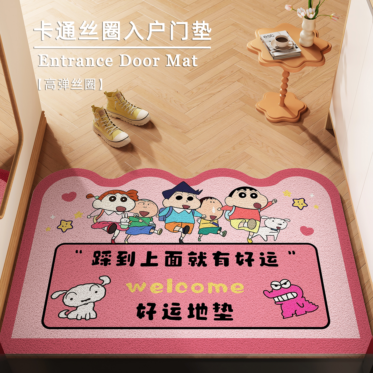 卡通入户门垫丝圈地垫刮泥蹭土