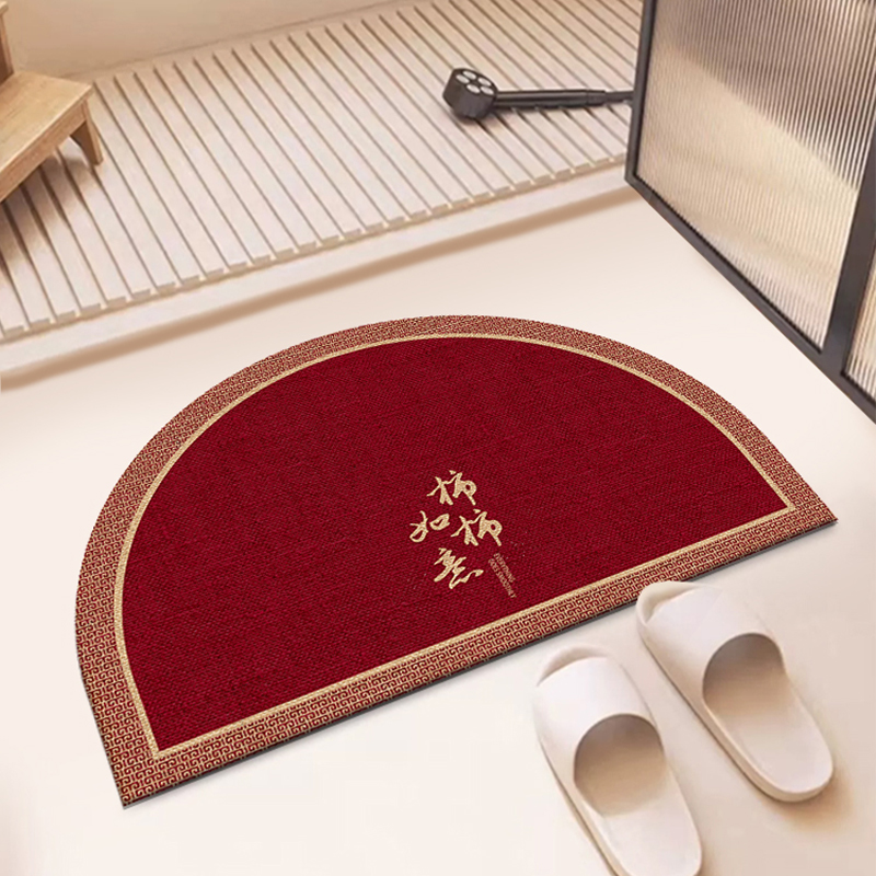 吸水速干高弹防摔浴室地垫