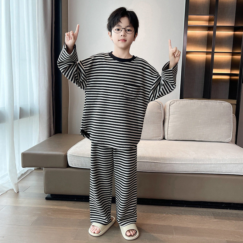 儿童装男童睡衣春秋冬款2