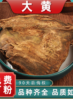 大黄川中药材药用中草药材大全大黄生大黄新鲜干货马蹄黄可泡茶