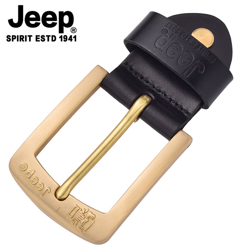 JEEP 솔리드 구리 버클 클립 첫 번째 레이어 소 가죽 벨트 버클 헤드 지프 3.8CM 벨트 액세서리 구리 버클 수도꼭지