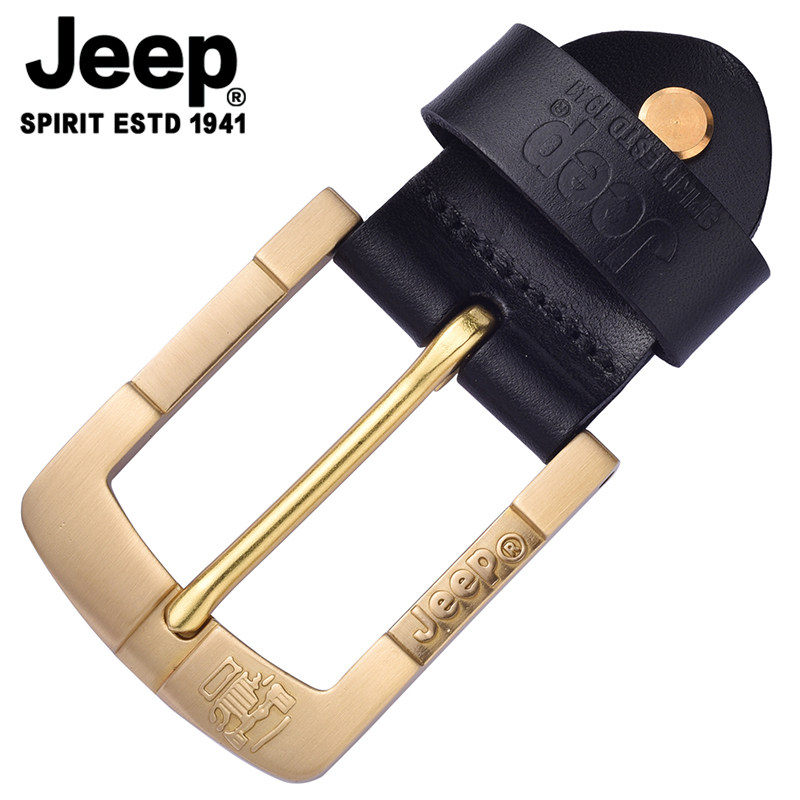 JEEP 가죽 벨트 버클 헤드 솔리드 구리 버클 38CM 클립 구리 액세서리 첫 번째 레이어 소 가죽 벨트 버클 수도꼭지