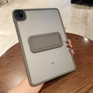 适用ipadair6保护壳2018保护套9.7苹果air5第九10代平板2021款10.2寸支架4亚克力pro11支点壳Mini7全包壳磨砂