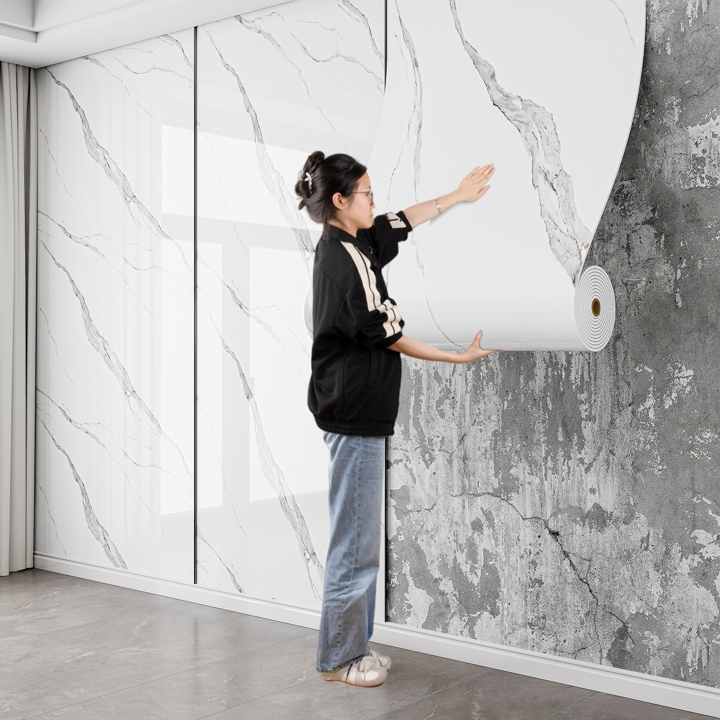 铝塑板自粘墙贴防水防潮