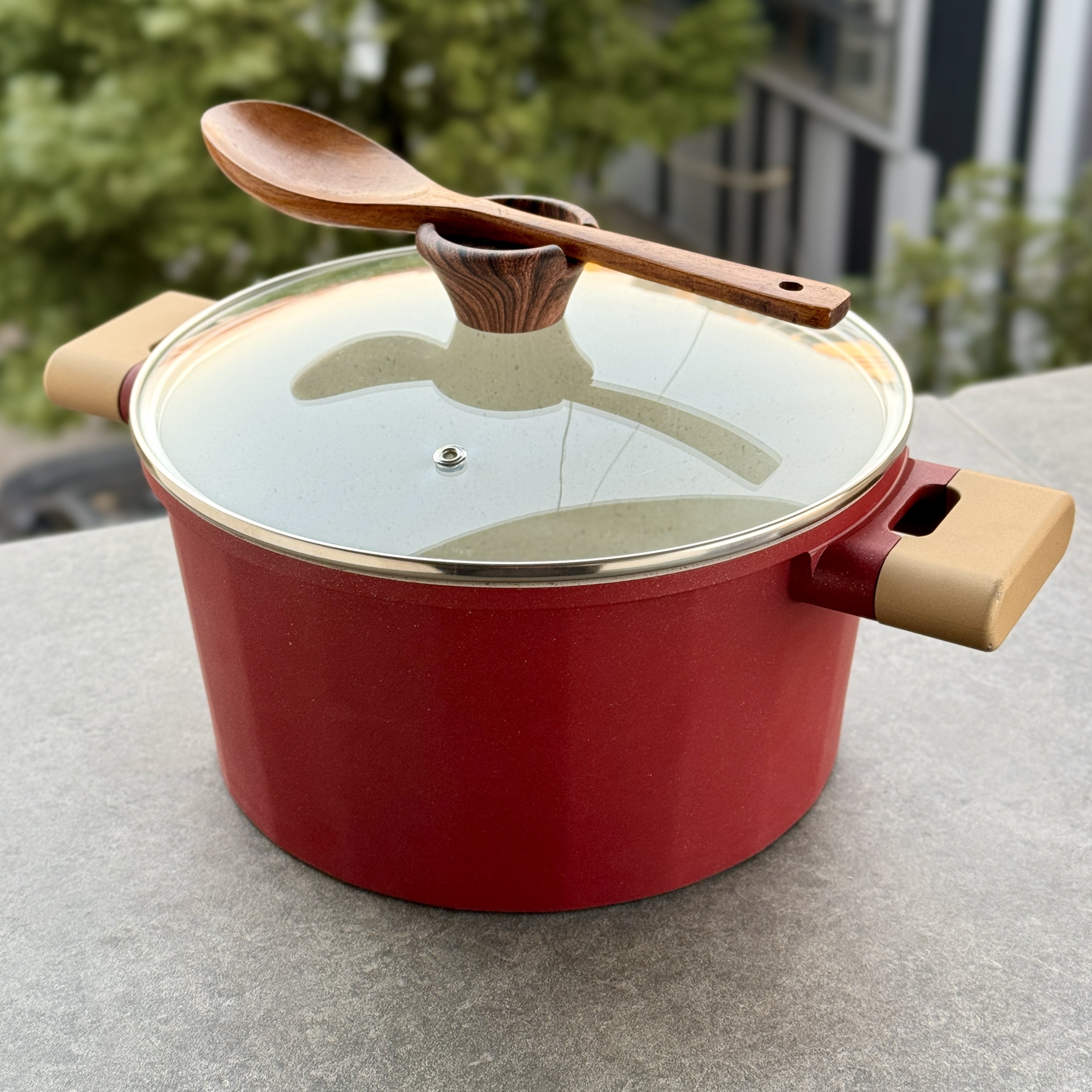 【5.5L大容量】24CM加高麦饭石层双耳不粘锅汤锅 燃气电磁炉通用,厨房/烹饪用具,汤锅/汤桶/卤肉桶,淘宝优惠券,粉丝福利购,淘宝优惠卷