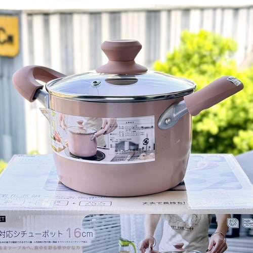 出外贸尾货 多规格大容量双耳加高陶瓷奶锅 汤锅 蒸煮一体