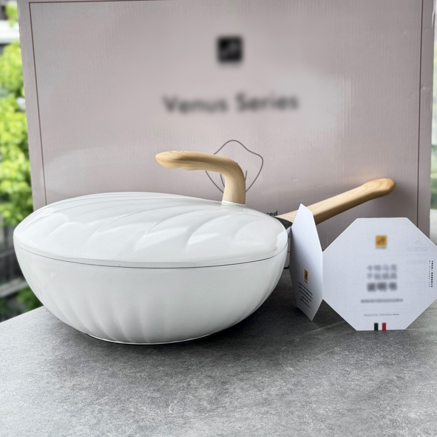 30CM贝壳锅加深不粘平底炒锅