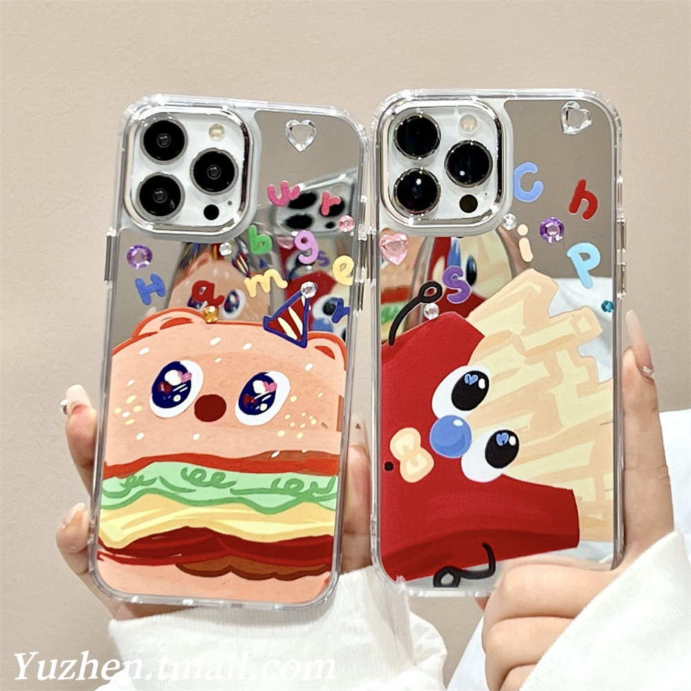 适用iphone14promax手机壳苹果13新款12女11趣味可爱汉堡薯条镜面pro情侣全包max硅胶PM小众por高级感plus怎么看?