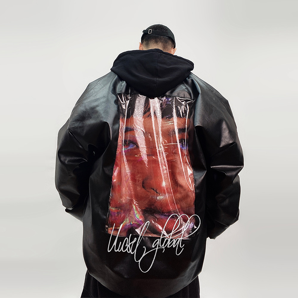 潮牌冬季保暖白鸭绒羽绒服