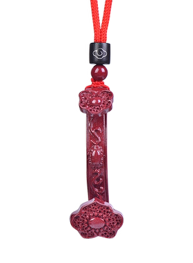 朱砂平安事事如意吊坠护身符