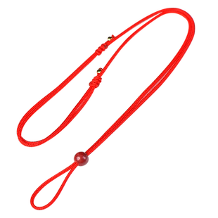 手工编织高端免绑朱砂平安扣吊坠挂绳男士女款儿童专用编绳子挂链