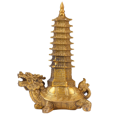 纯铜文昌塔摆件七层九层十三层