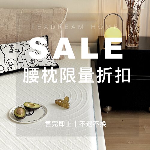 态度【焕新捡漏 限量5折】现代轻奢护腰靠垫客厅沙发抱枕车载腰枕