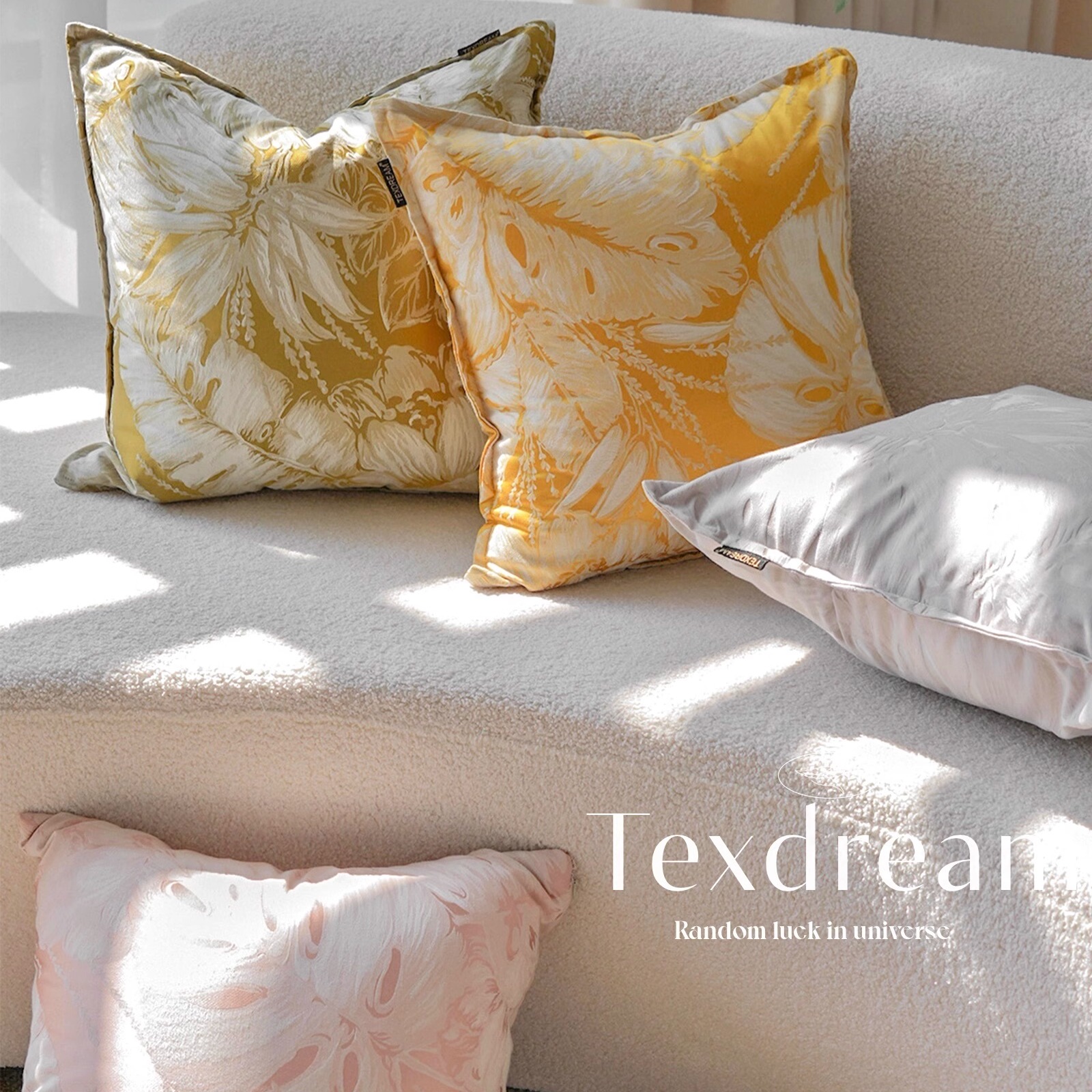 TEXDREAM态度田园风沙发抱枕套