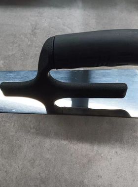 新款黑色柄不锈钢抹刀艺术涂料工具马来漆灰泥硅藻泥抹泥刀