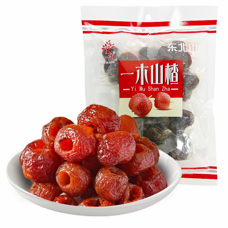 一木空心山楂350g果脯蜜饯零食无核独立真空包装开袋即食沈阳特产
