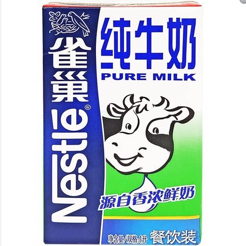 雀巢全脂牛奶1l装甜品专用