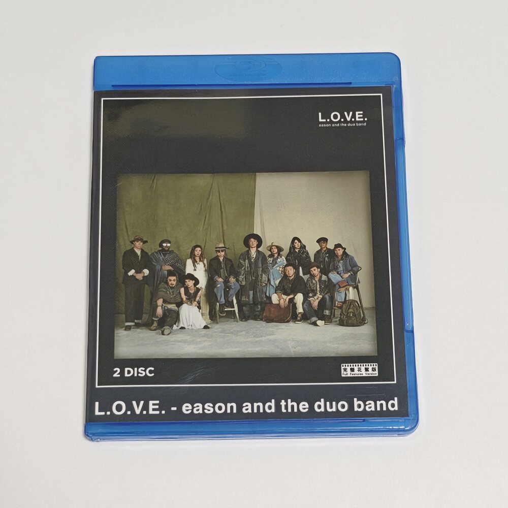 蓝光BD碟盒 陈奕迅 LOVE eason and the duo band 演唱会光盘 盒