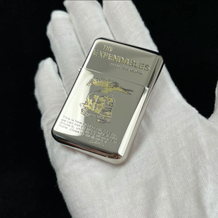 ZORRO佐罗超薄790白镍敢死队三代黄铜防风煤油创意打火机全新