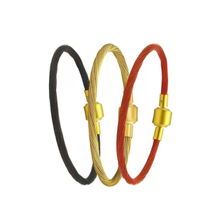 新款适用于周家生生Charme手绳配绳细款diy转运珠手链不锈钢编绳