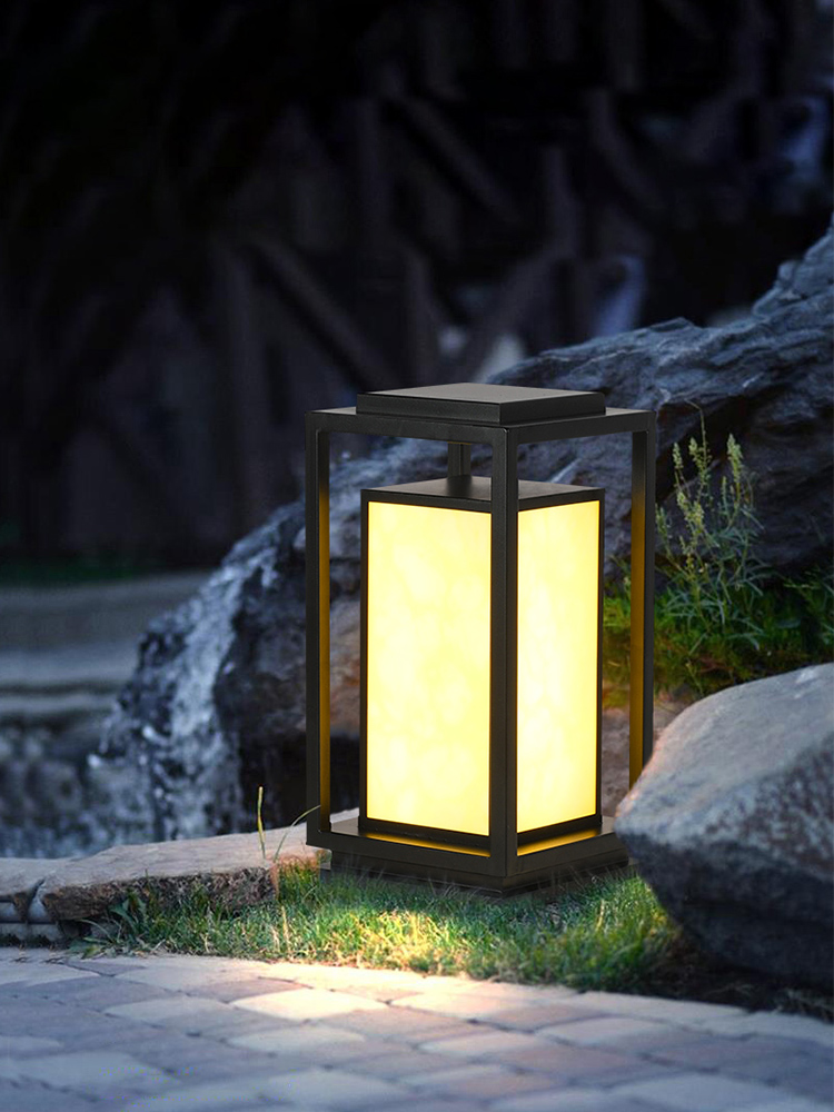 草坪灯户外防水庭院灯太阳能中式花园别墅草地灯公园小区景观灯