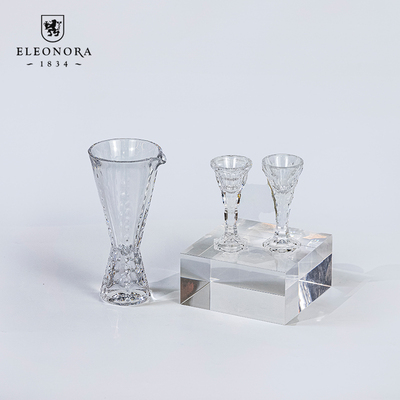 Eleonora欧若拉捷克进口水晶雨幕白酒杯套装送礼