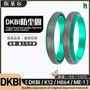 DKI铁壳防尘 挖机油缸缸盖铁壳密封7 H864 进口DKBI K12