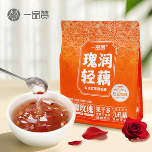 一品赞玫瑰花红枣藕粉独立小袋代餐粥