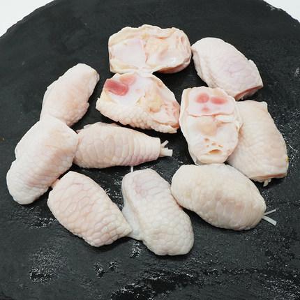 新鲜国产鸡脚筋4斤鸡软骨脆骨火锅烧烤串串食材鸡拐脚筋批发商用