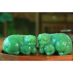 天然新疆和田玉俄罗斯老坑碧玉招财貔貅吊坠挂件男女玉坠 询价
