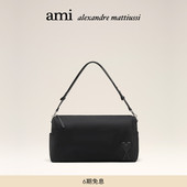 心意挚礼 Ami Paris MARCEL拉链单肩包 贴标可调肩带大号手袋