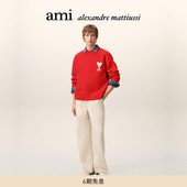 针织衫 Ami Paris白色ADC云朵毛衣